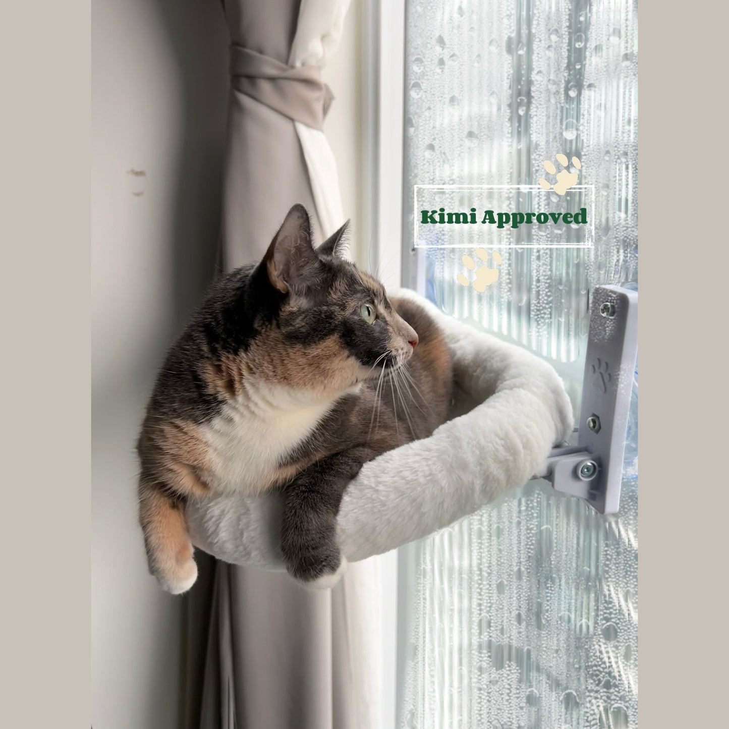 The CloudPerch – Plush Cat Window Shelf & Cozy Hanging Bed