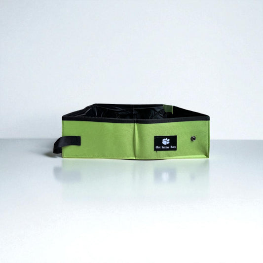 Travel-Ready Foldable Cat Litter Box – Waterproof & Leak-Proof