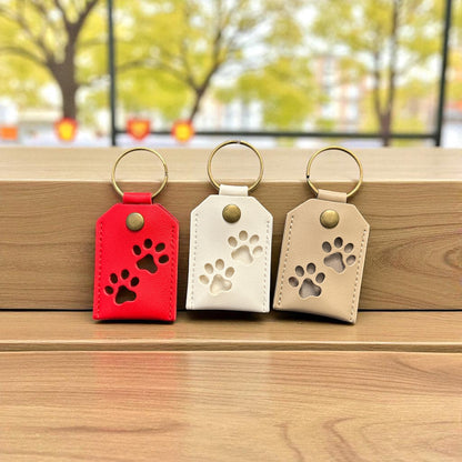 Pet Paw Keepsake Keychain & Fur Storage – Sentimental Memorial Charm