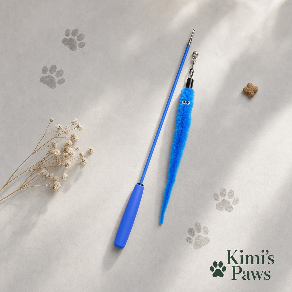 Kimi's Paws Interactive Wand Toy — flat lay